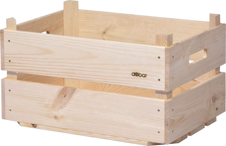 dobar Vorratskiste aus Holz stapelbar